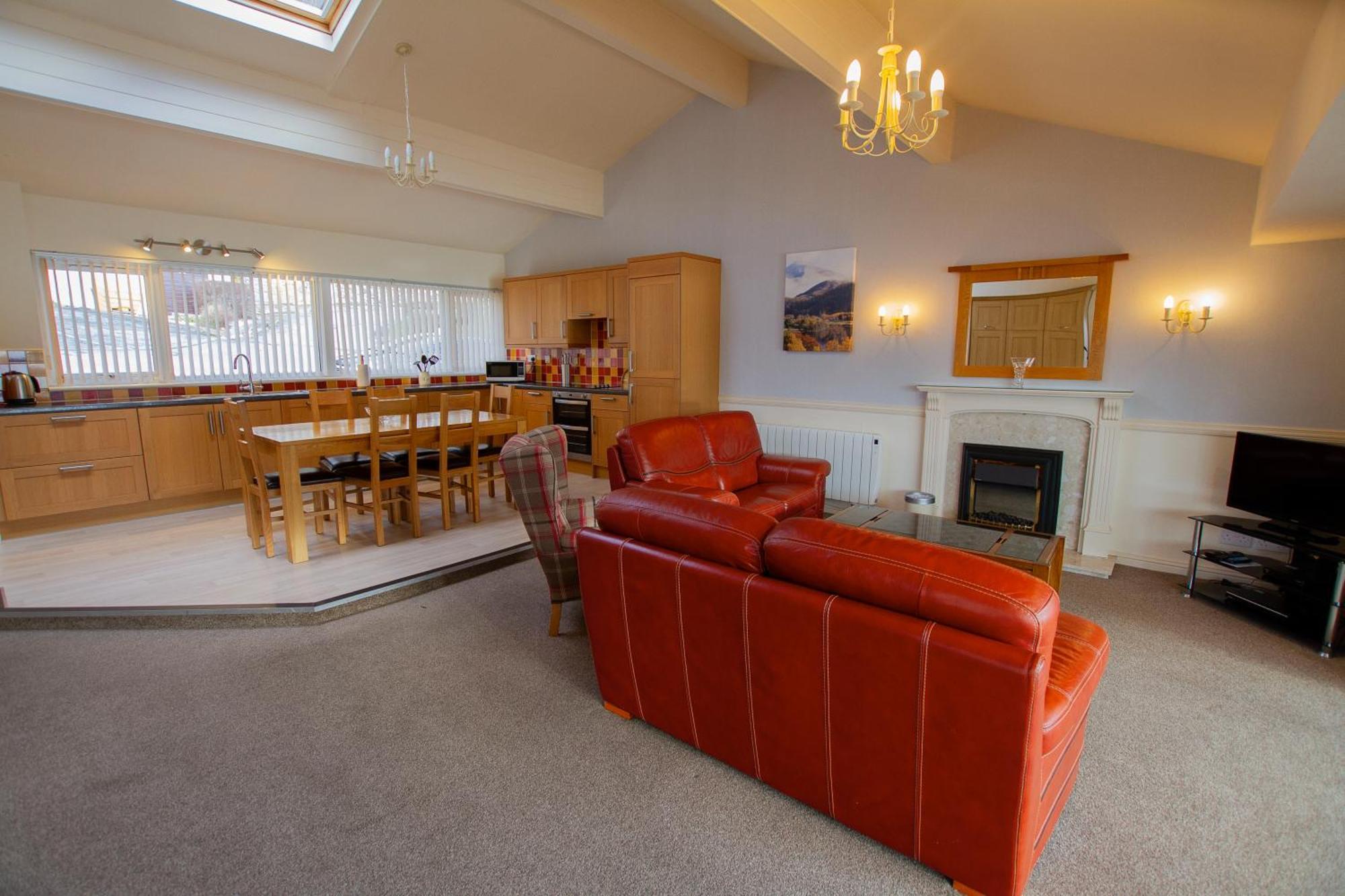 فيلا Loch Rannoch Highland Club كينلوك رانوتش الغرفة الصورة