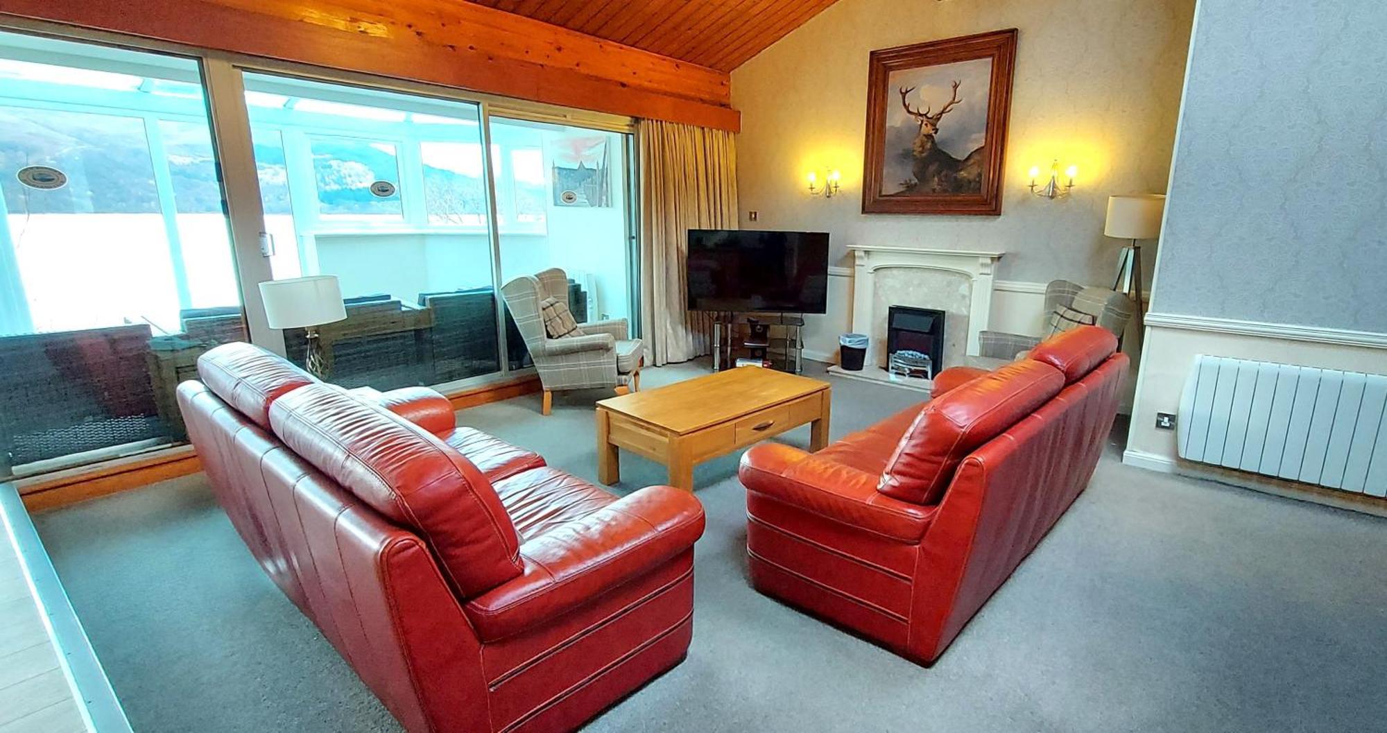 فيلا Loch Rannoch Highland Club كينلوك رانوتش الغرفة الصورة